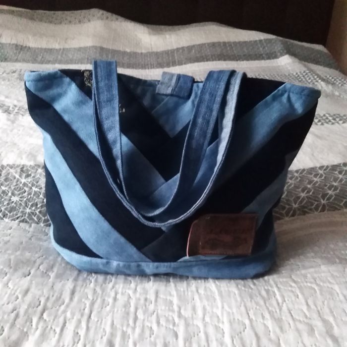 Torebka damska patchworkowa handmade