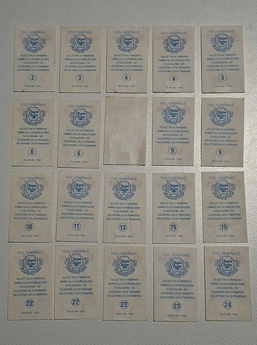 Cromos / Transfers Chupa Chups, Fantasy Ball - The Simpsons - 1991