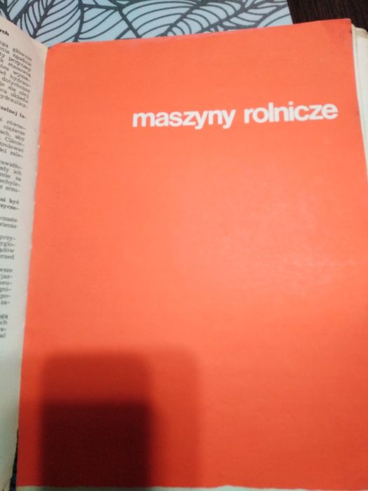 Stara książka ciągniki i maszyny rolnicze