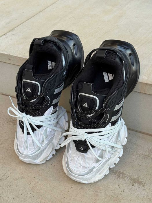 Кросівки Adidas Vento XLG Deluxe Black White / кроси Адідас Венто