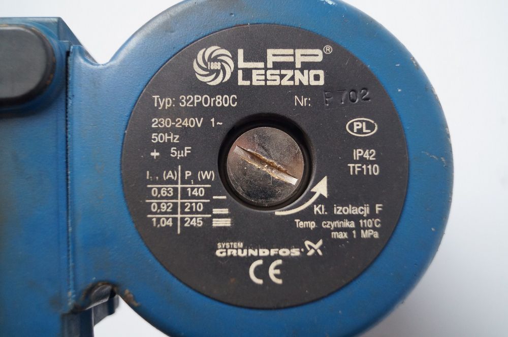 pompa lfp leszno 32por80c (ups 32-80 rozstaw 180)+gwarancja