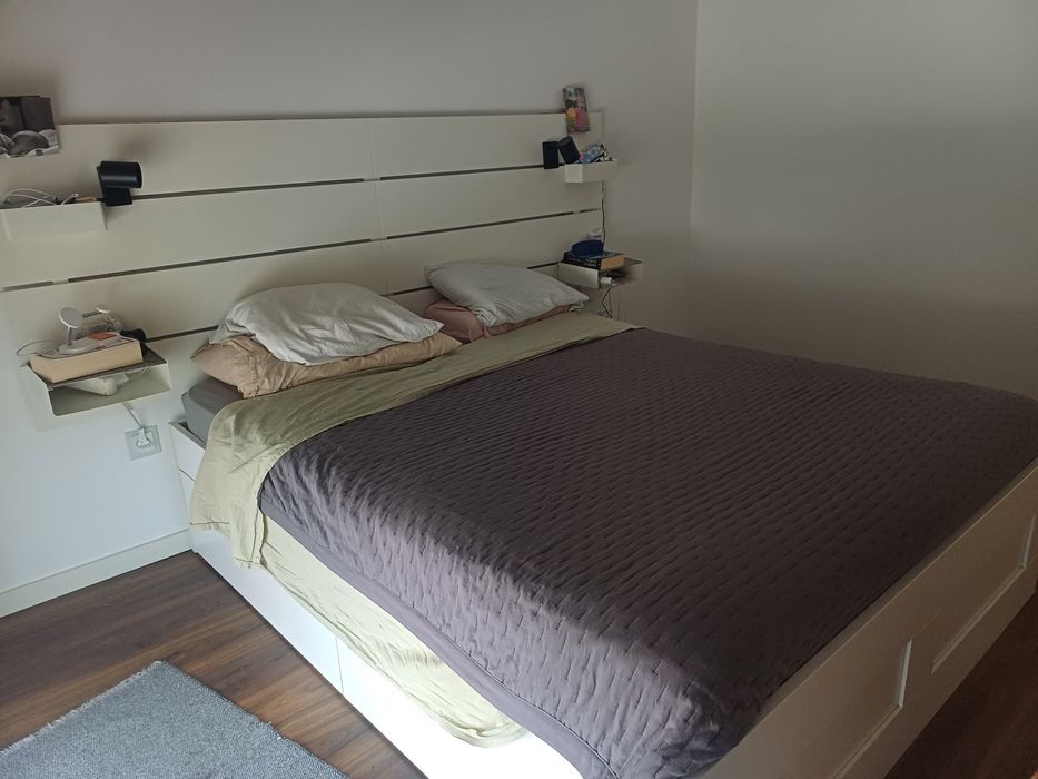 Cabeceira Ikea Nordli, branco