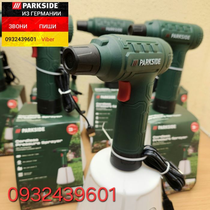 Аккум распылитель опрыскиватель поливалка из ГЕРМАНИИ Parkside росинка