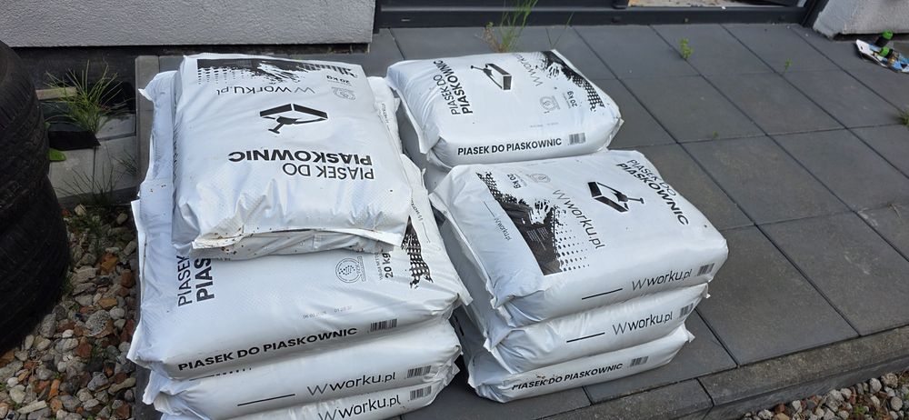 Piasek do piaskownicy 20kg worek