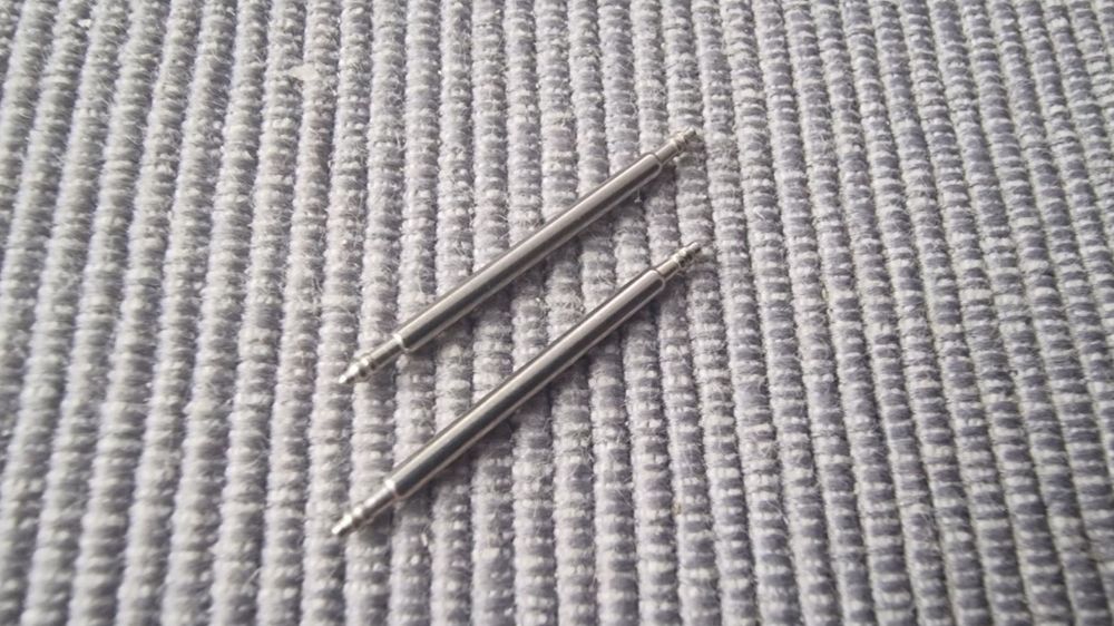 Zestaw 2 sztuk PIN/ TELESKOP 20mm do zegarków i smartwarchy