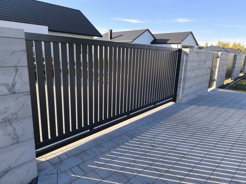 Brama przesuwna, furtka, OCYNKOWANA OGNIOWO, Producent