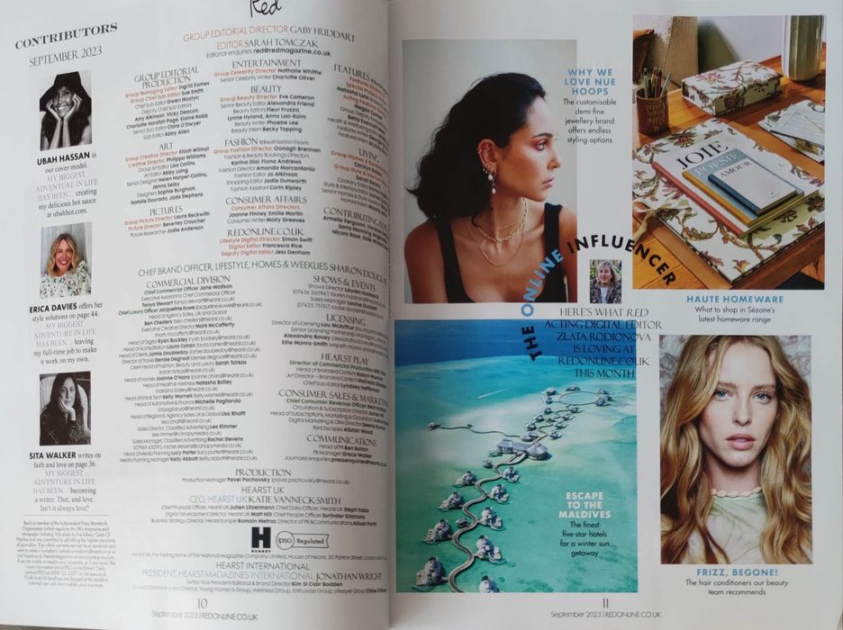 Magazyn Red UK Wrzesień '23 uroda, zdrowie, moda dla kobiet 30 luksus