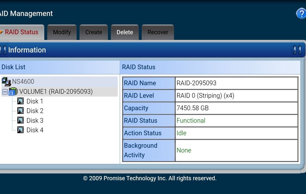 NAS SmartStor NS4600 (without disks)63824200419715122