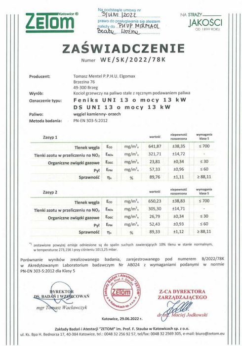 Piec 13kw do 160m2 Kocioł na Węgiel Drewno 5 KLASA  /// RATY 0%  //