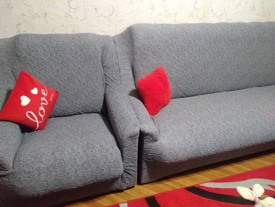 Розкладний диван з кріслами