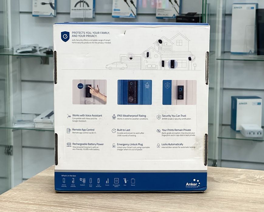 Розумний дверний замок Anker Eufy Home System Smart Lock Touch WiFi 2K