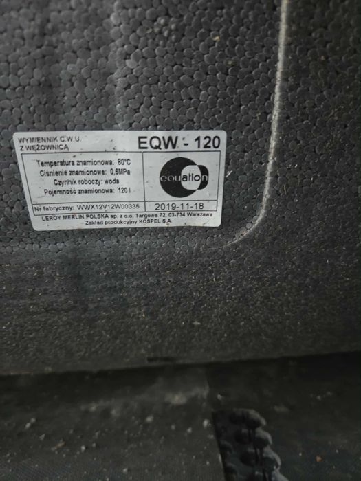 Zbiornik C.W.U EQW-120