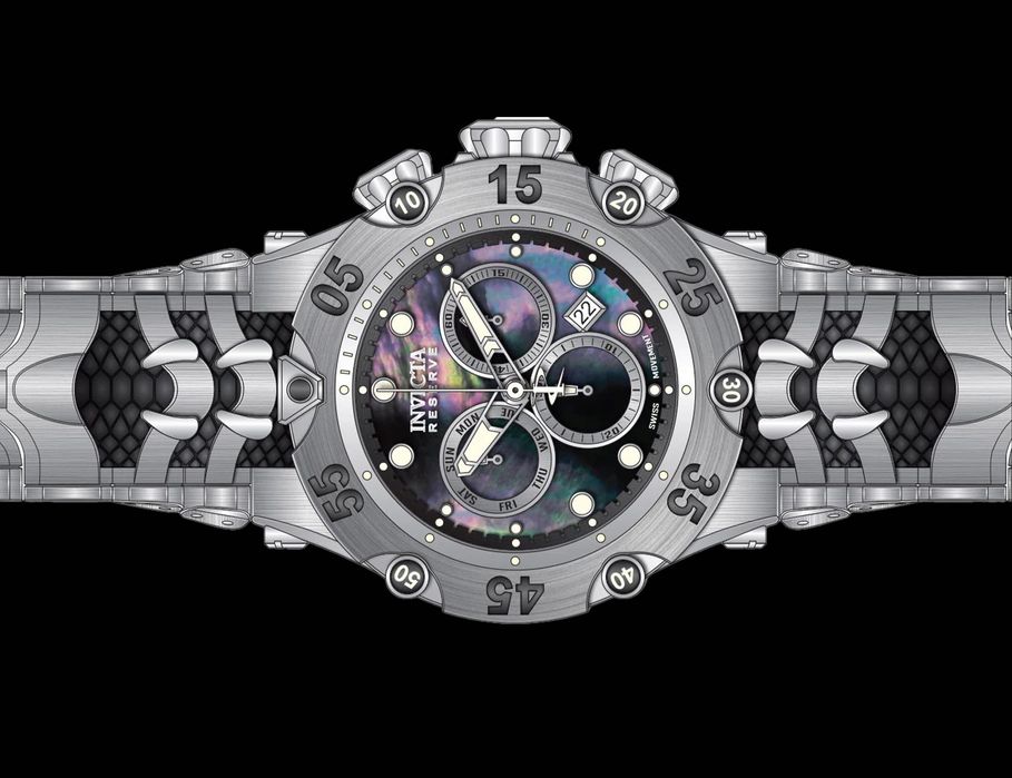 Часы Invicta 47157 Reserve Venom Cobra Swiss 54 mm. 200 MT.