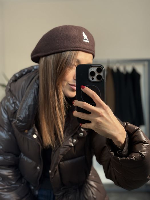 Kangol кепка чорна та коричнева