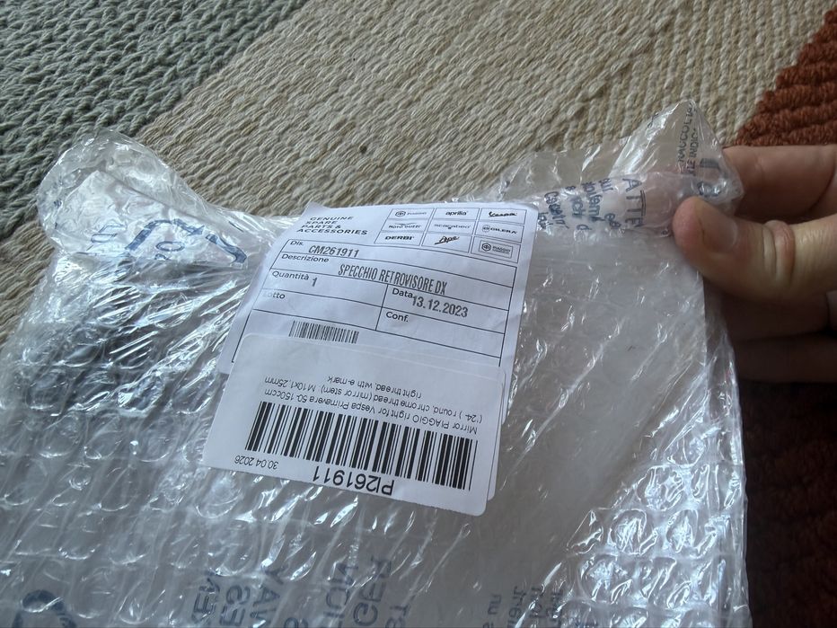 Espelhos novos para Vespa Primavera 50–150 (2024+)