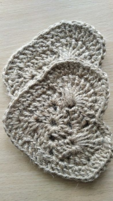 Джутовая сервировочная салфетка-подставка под гарячее