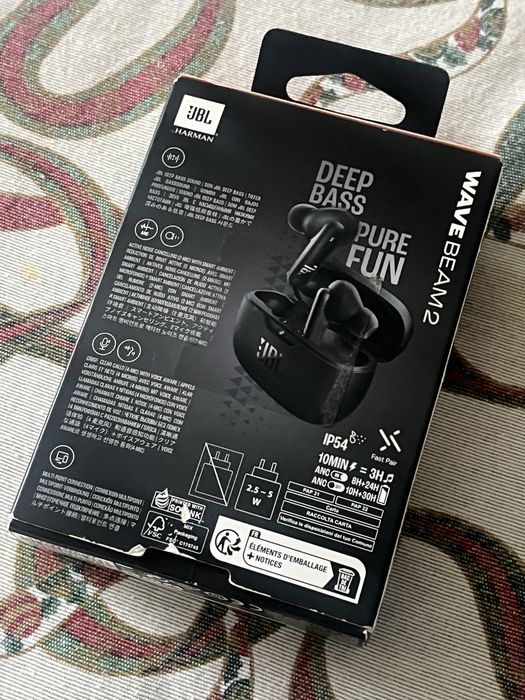 Okazja! Sluchawki bezprzewodowe dokanałowe JBL Wave Beam 2 ANC