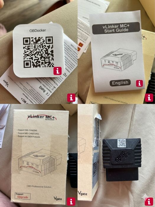 Profesjonalny interfejs diagnostyczny Vgate vLinker MC+ BLE+Bluetooth OBD2