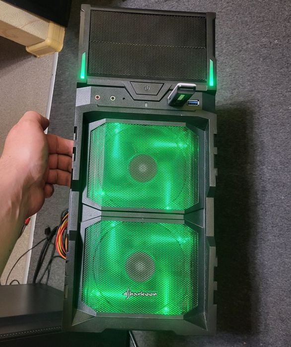 Системний блок ПК Core i3-7100, 8GB DDR4, 4GB RX 570, 120GB SSD, 500GB HDD, 600W