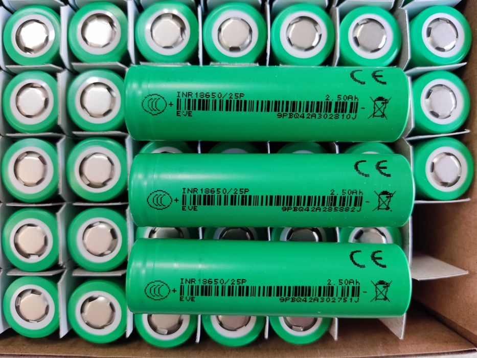 EVE НОВЫЕ. Высокотоковые аккумуляторы 21700 EVE 40P