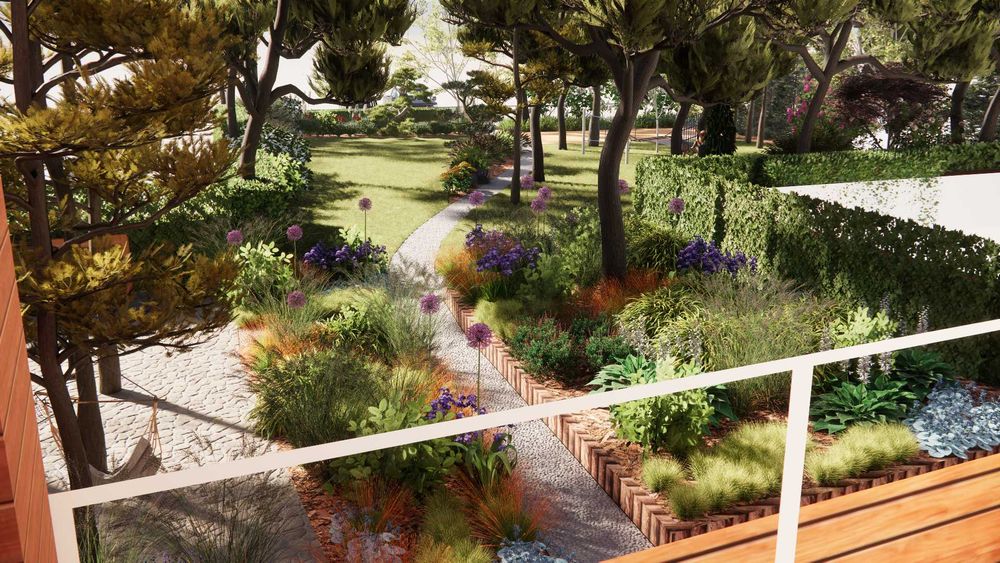 Projekt ogrodu z wykonaniem