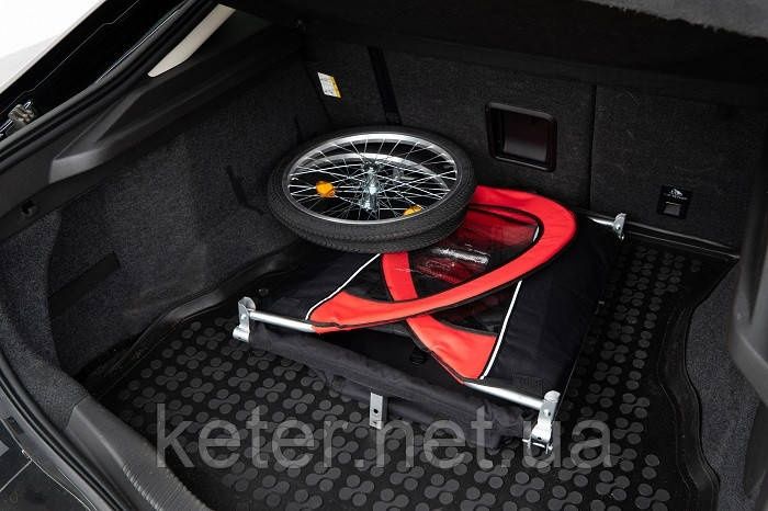 Двомісна коляска або велопричіп