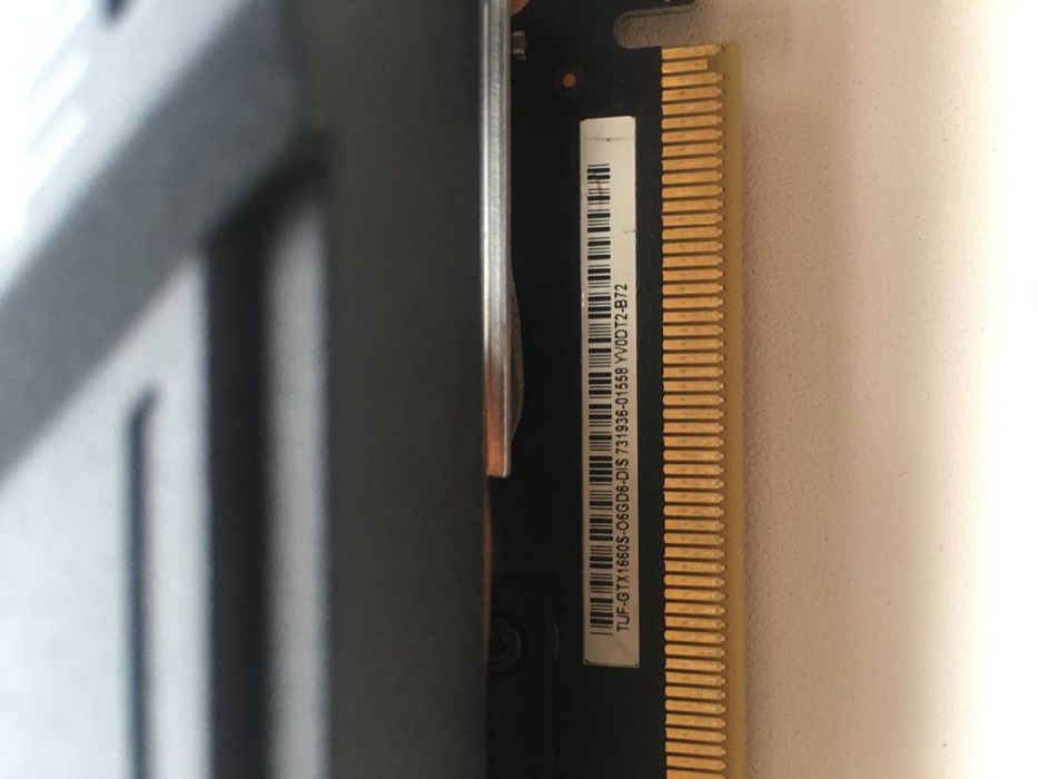 Видеокарта gtx 1660 super  asus tuf gaming 6gb