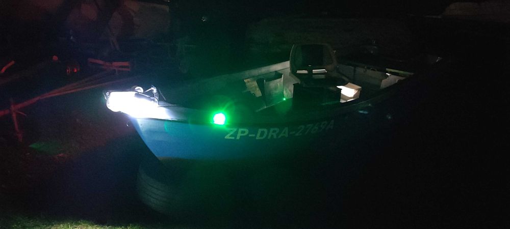 Łódź wędkarska 410 z silnikiem 4km