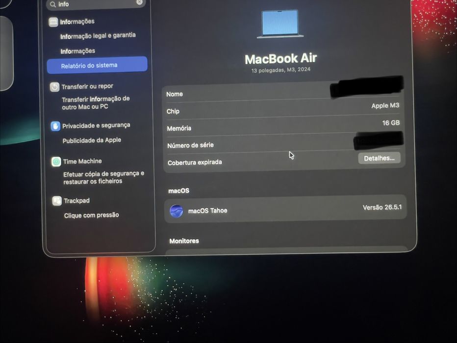 MacBook Air M3 16gb 500gb