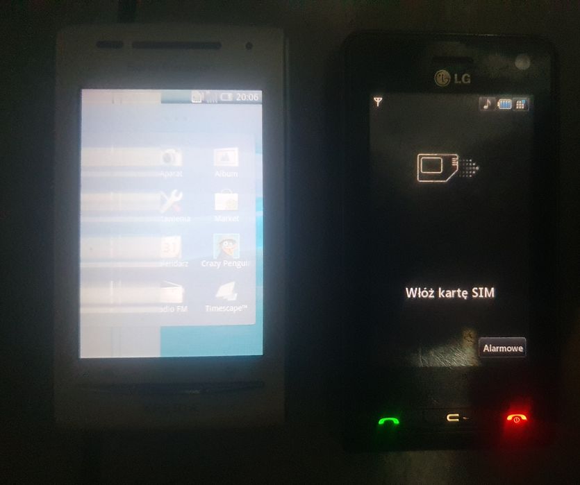 Zestaw 6 telefonów Sony Ericsson LG 4x Samsung C3500 S7560 S7580 J700