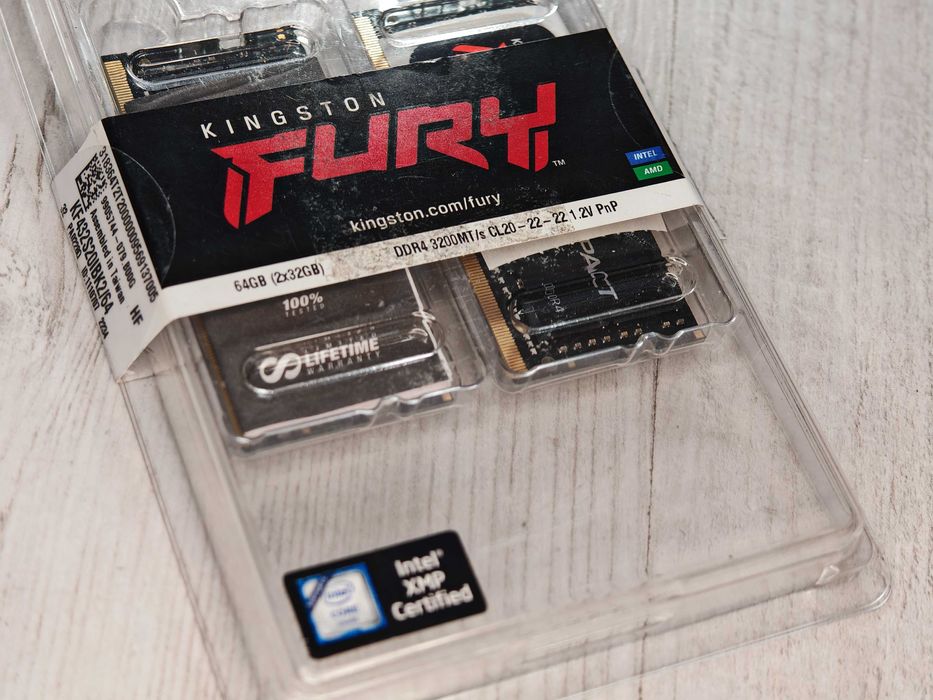 Kingston FURY 64GB (2x32GB) 3200MHz CL20 Impact PnP laptop - DDR4 TOP