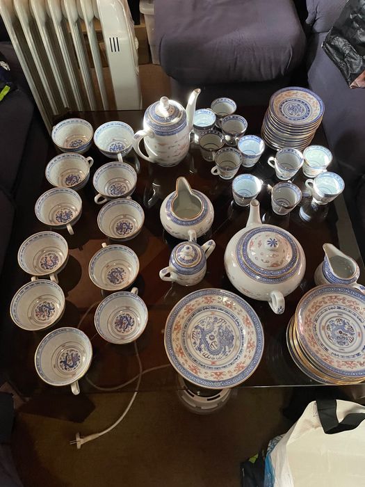 Conjunto de chávenas, loiças