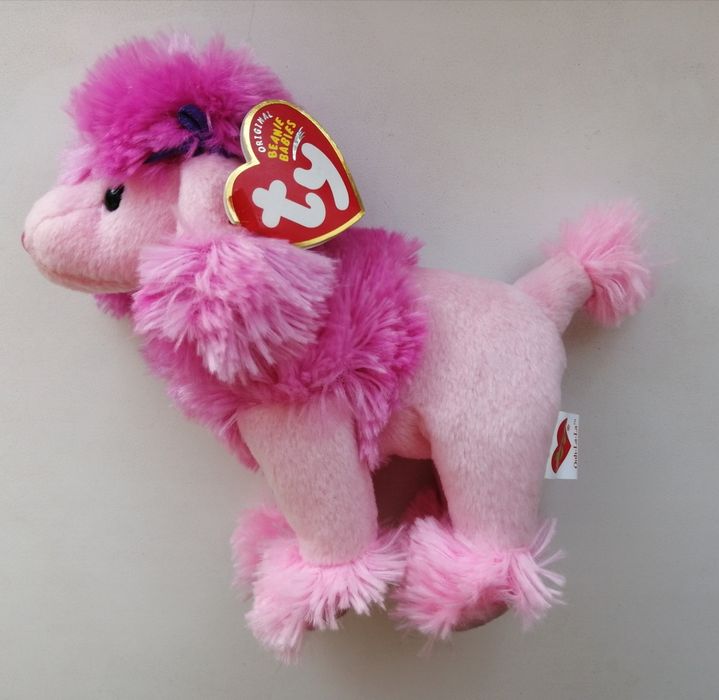 Пудель Ty Beanie Babies собачка колекційна песик рожевий 2004 м'яка іг