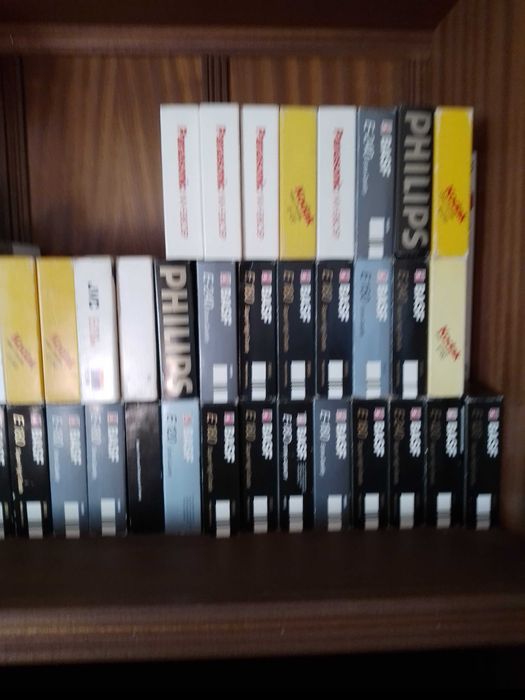 Cassetes VHS de 120/180/240 minutos