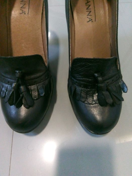 Sapatos senhora em pele