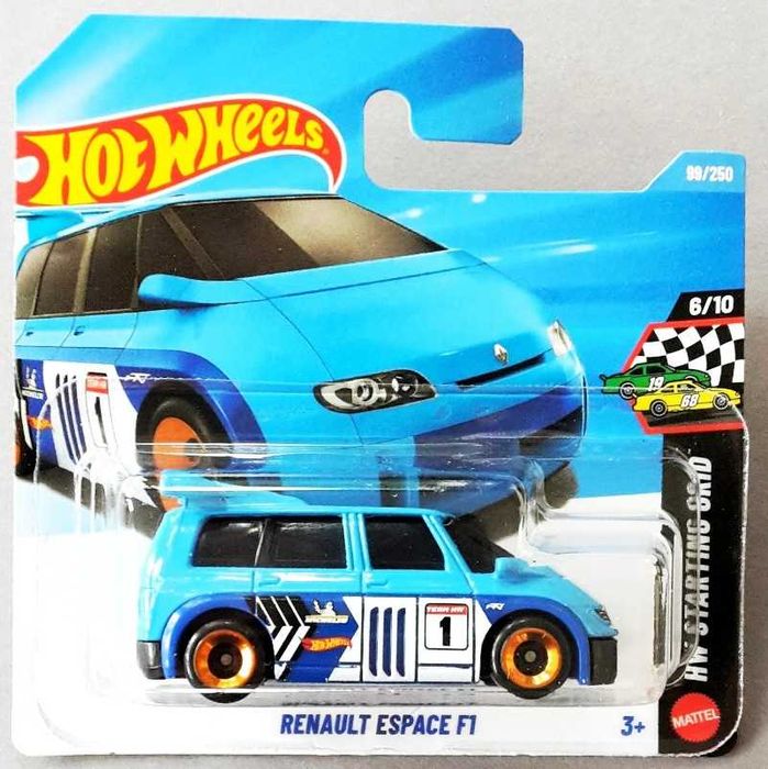 Hot Wheels Renault Espace F1 azul 2026