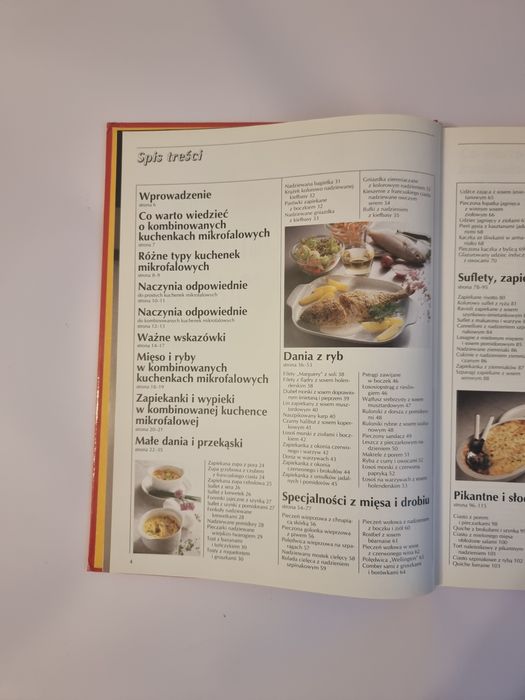 Kombinowana kuchenka mikrofalowa Książka z przepisami