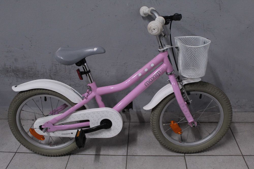 Rower dziecięcy MAXIM SWEET SHEEP, Rama 21 cm, Koła 16", po serwisie