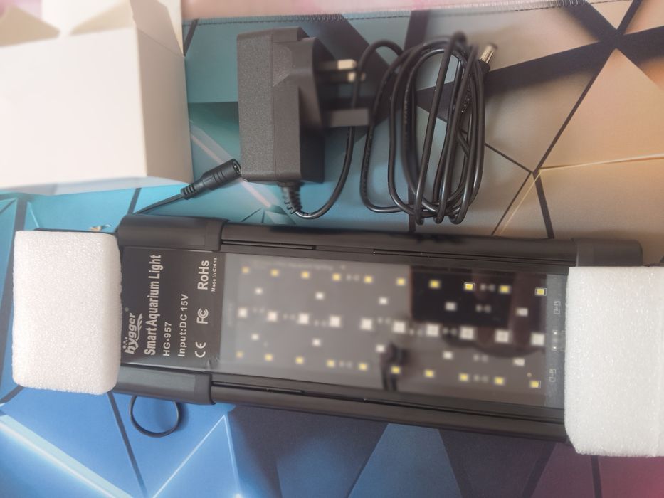 LED лампа для акваріума Hygger HG957 20W, програмована