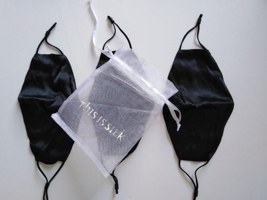 Máscara de rosto seda pura mais alta qualidade (22 momme) THIS IS SILK