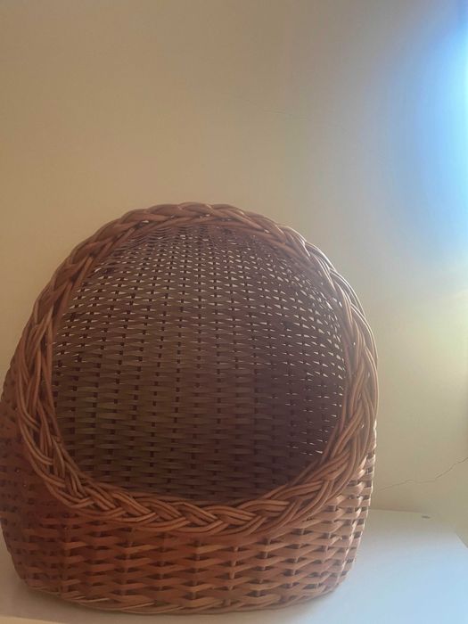 Cesta de Gato em vime