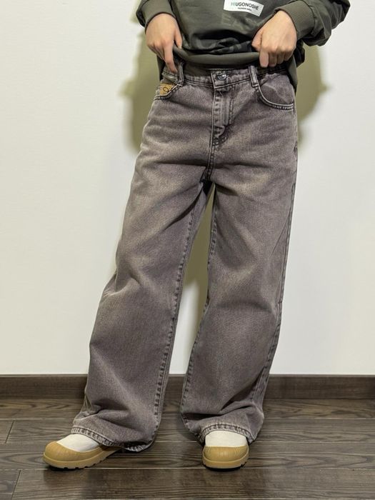Джинси для хлопчика підліткові wide leg baggi 134, 140, 152, 164, 170