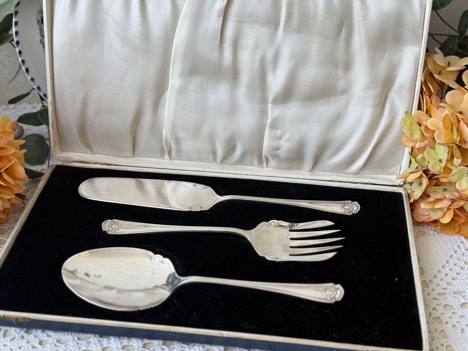 Набір посріблений, кухонний виделка ложка лопатка. Набор серебрение