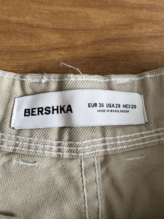 Bershka roz 36 spodnie bojowki