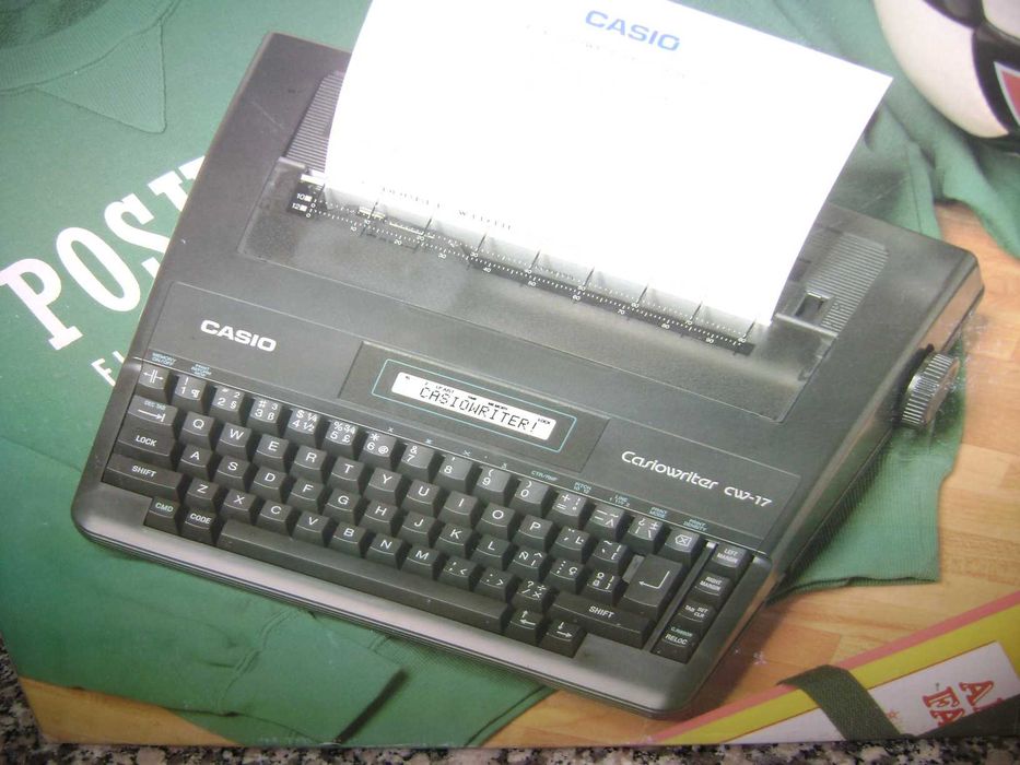 Maquina escrever eletrica de cassete
