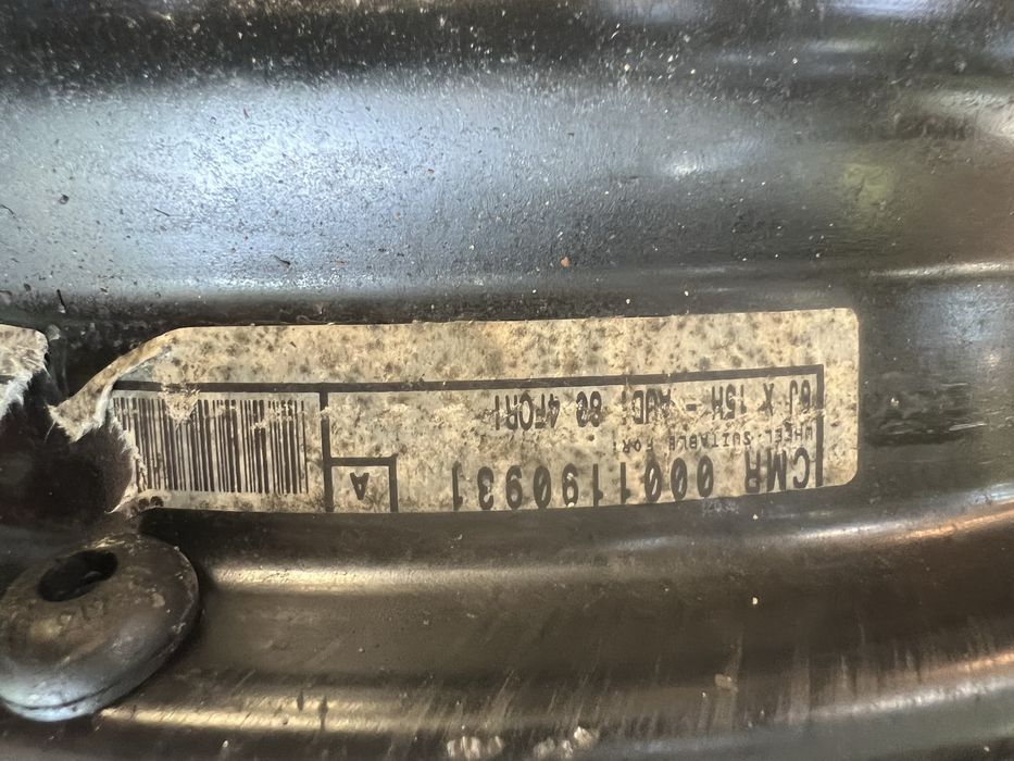 Диски металеві пара поштучно R 15 розболтовка 4/108 Audi