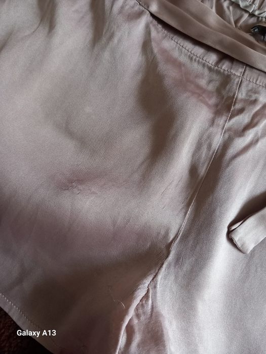 Burberry spodenki krótkie damskie s jedwab