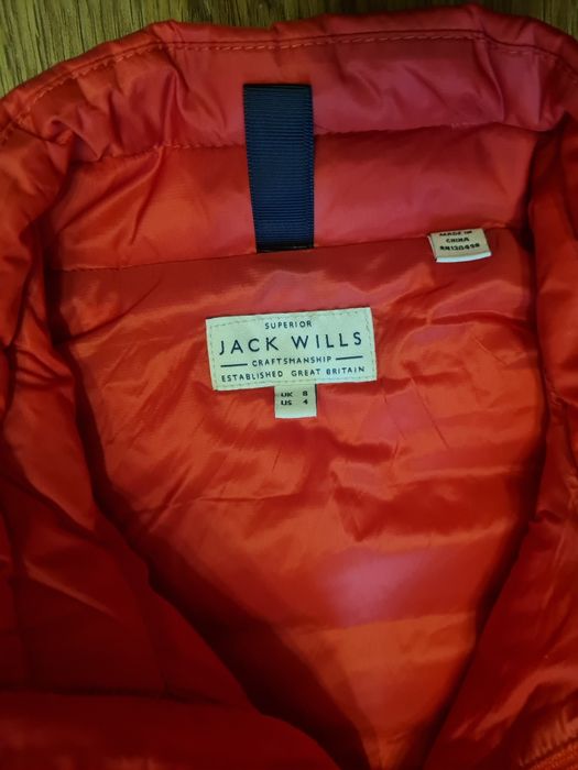Jack Wills Женская легкая пуховая жилетка UK8 US4