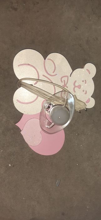 Lampa sufitowa plus kinkiet na ścianę