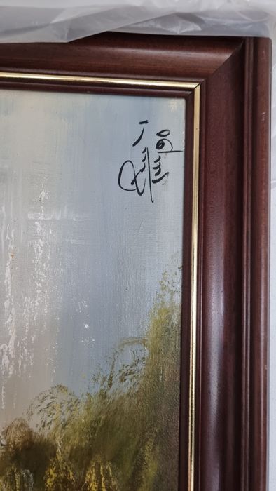 Quadro pintado á mao